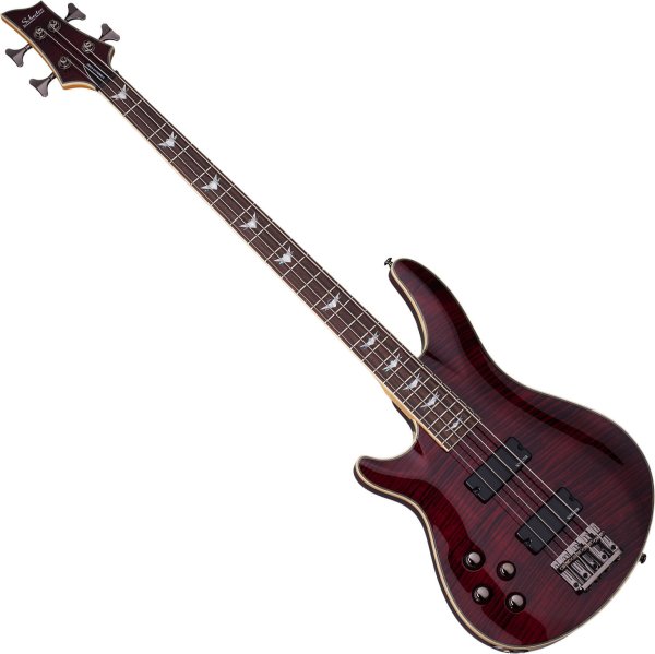 Schecter Omen Extreme-4 Left-Handed Black Cherry