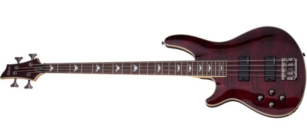 Schecter Omen Extreme-4 Left-Handed Black Cherry