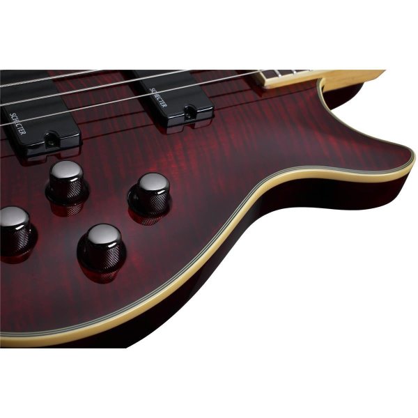 Schecter Omen Extreme-5 Left-Handed Black Cherry