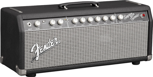 Fender Super-Sonic22 Head, Black/Silver