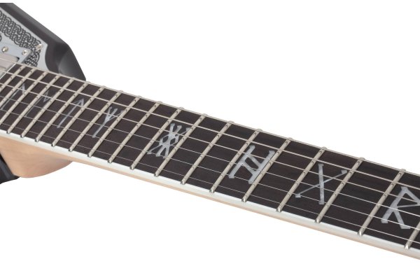Wylde Audio Ironworks Viking FR Electric Guitar, Gloss Black