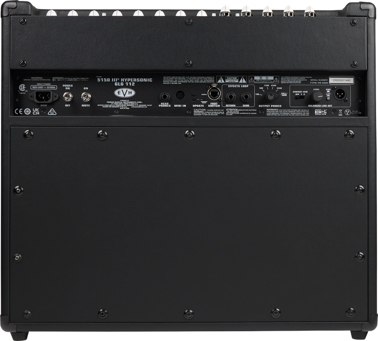 EVH 5150III Hypersonic 6L6 1x12, Black