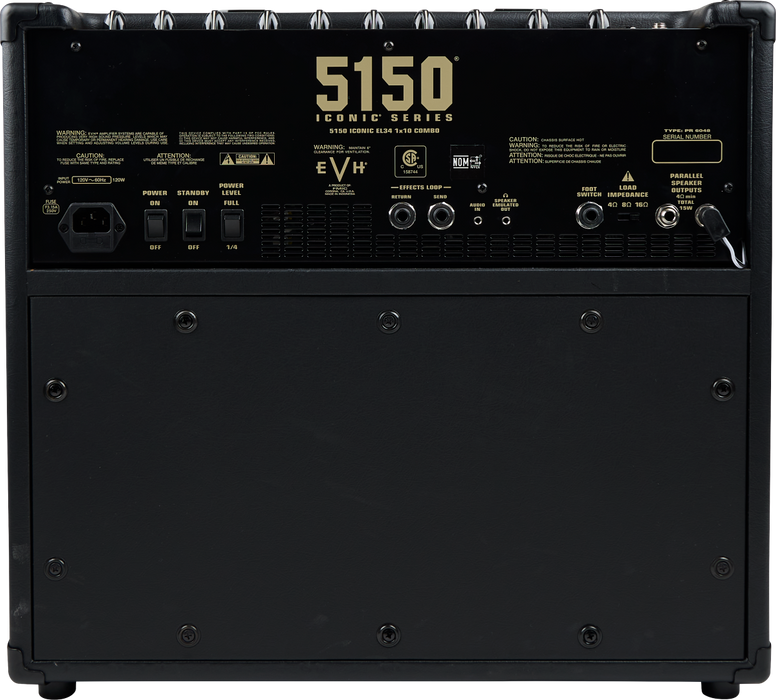 EVH 5150 Iconic Series 15W EL34 1X10 Combo, Black