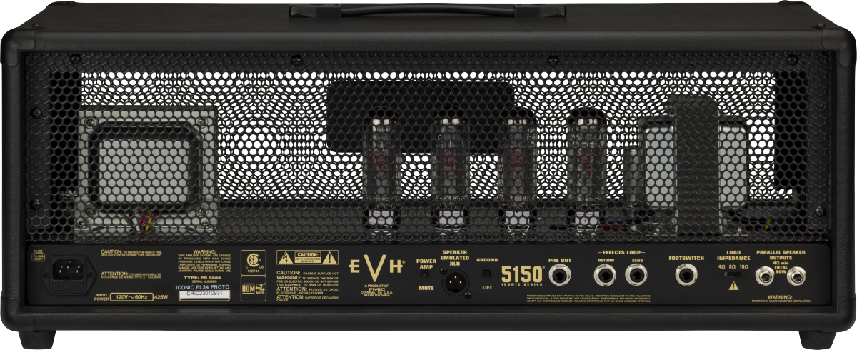 EVH - 5150 Iconic Series 80W EL34 Head, Black