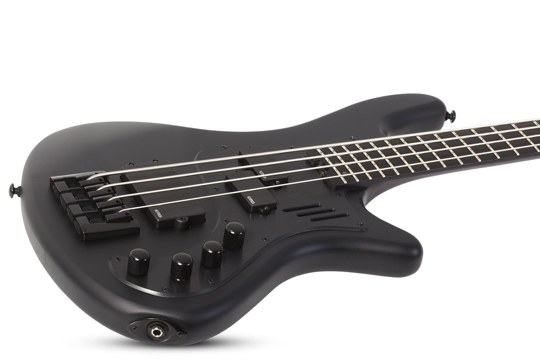 Schecter Stiletto-4 Stealth Pro Ex Satin Black