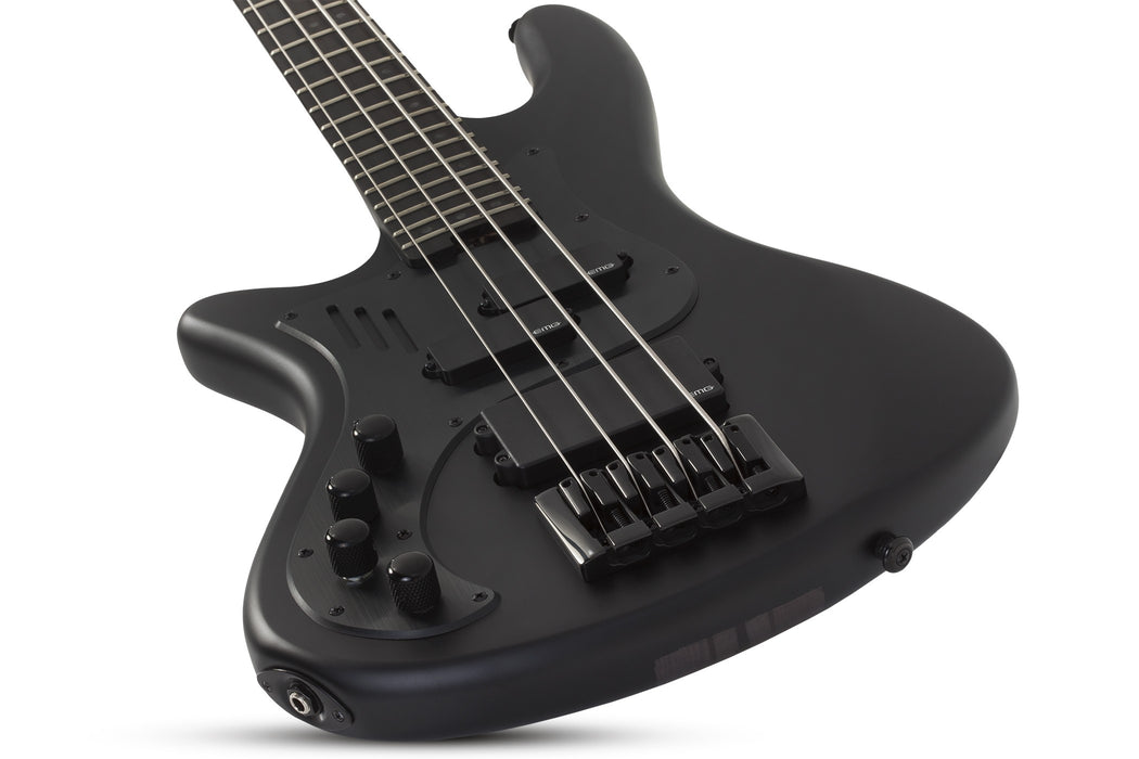 Schecter Stiletto-4 Stealth Pro Left-Handed Satin Black