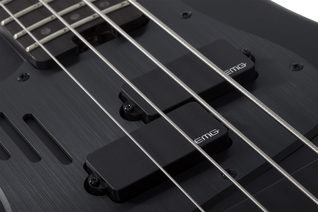 Schecter Stiletto-4 Stealth Pro Left-Handed Satin Black