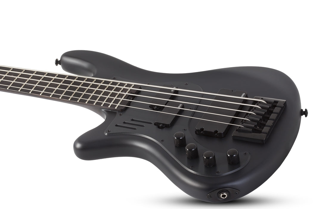 Schecter Stiletto-5 Stealth Pro Left-Handed Satin Black