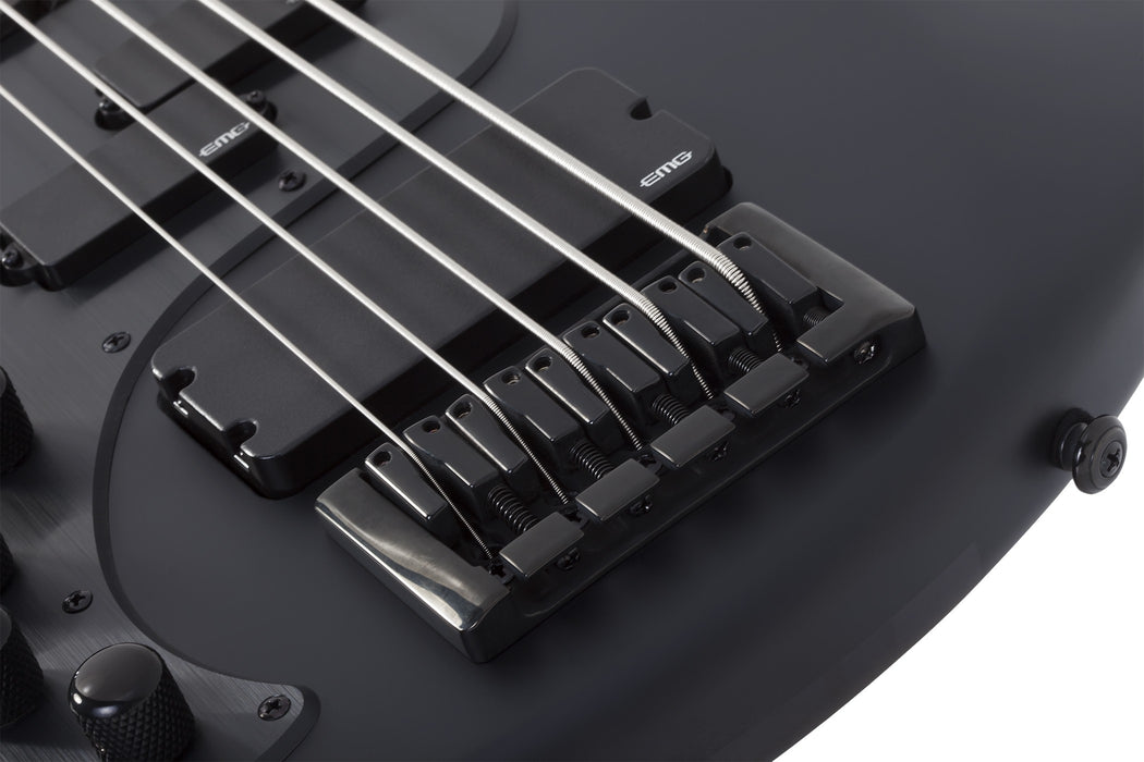 Schecter Stiletto-5 Stealth Pro Left-Handed Satin Black