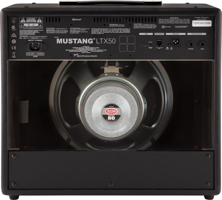 Fender Mustang LTX50, amplificateur combiné de 50 watts