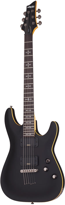 Schecter Demon-6 FR S Left-Handed, Aged Black Satin