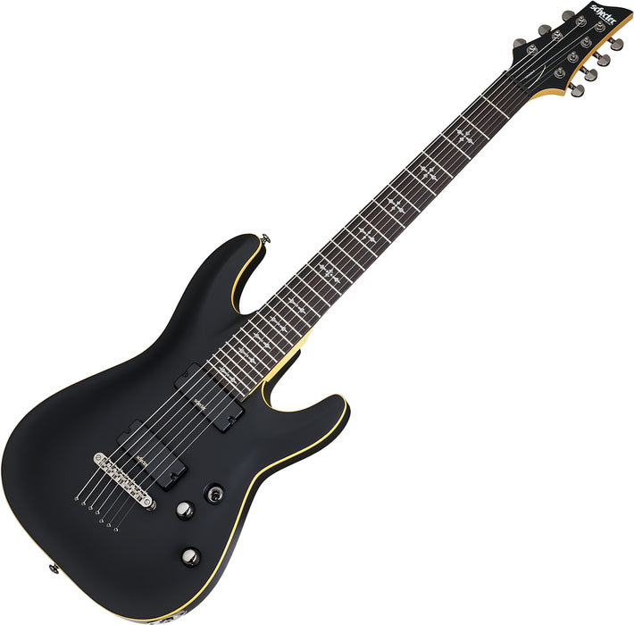 Schecter Demon-7 Aged Black Satin