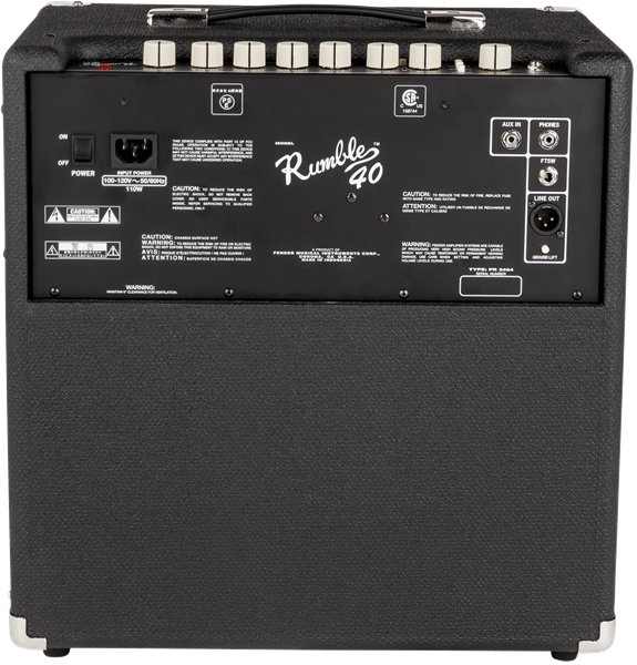 Fender Amplifier Rumble 40 (V3) -  Black/Silver