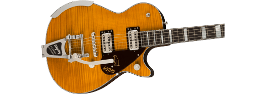 Gretsch G6134TFM-NH Nigel Hendroff Signature Penguin, Ebony Fingerboard, Amber Flame