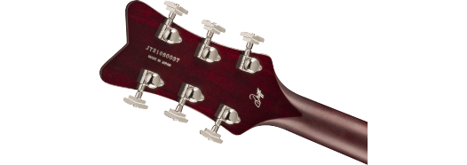 Gretsch G6134TFM-NH Nigel Hendroff Signature Penguin, Ebony Fingerboard, Dark Cherry Metallic Flame