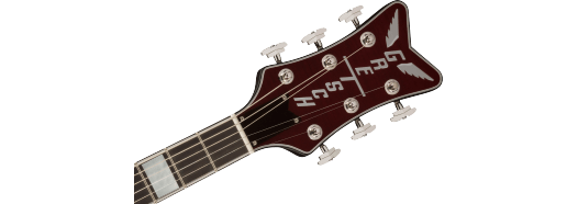 Gretsch G6134TFM-NH Nigel Hendroff Signature Penguin, Ebony Fingerboard, Dark Cherry Metallic Flame