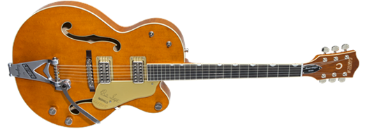 Gretsch G6120T-BSSMK Brian Setzer Signature Nashville Hollow Body '59 "Smoke" w/ Bigsby, Ebony Fingerboard, Smoke Orange