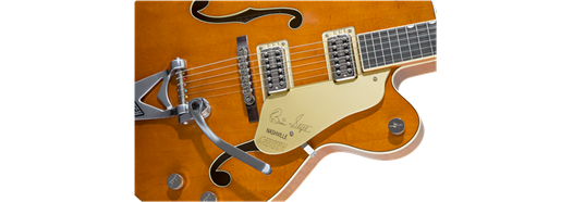Gretsch G6120T-BSSMK Brian Setzer Signature Nashville Hollow Body '59 "Smoke" w/ Bigsby, Ebony Fingerboard, Smoke Orange