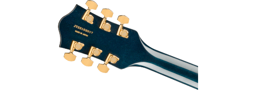 Gretsch Nashville Hollow Body w/ String-Thru Bigsby and Gold Hardware, Ebony Fingerboard, Midnight Sapphire