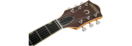 Gretsch G6120T-59 Vintage Select Edition '59 Chet Atkins Hollow Body w/ Bigsby, TV Jones, Vintage Orange Stain Lacquer