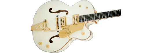 Gretsch G6136T-59 Vintage Select Edition '59 Falcon Hollow Body w/ Bigsby, TV Jones, Vintage White, Lacquer