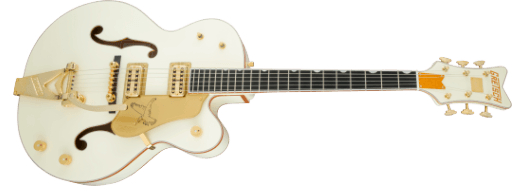 Gretsch G6136T-59 Vintage Select Edition '59 Falcon Hollow Body w/ Bigsby, TV Jones, Vintage White, Lacquer