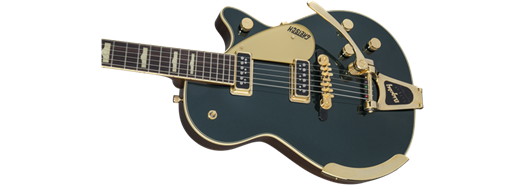Gretsch G6128T-57 Vintage Select ’57 Duo Jet w/ Bigsby, TV Jones, Cadillac Green