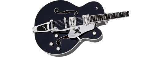 Gretsch G6136T-RR Rich Robinson Signature Magpie w/ Bigsby, Ebony Fingerboard, Raven's Breast Blue