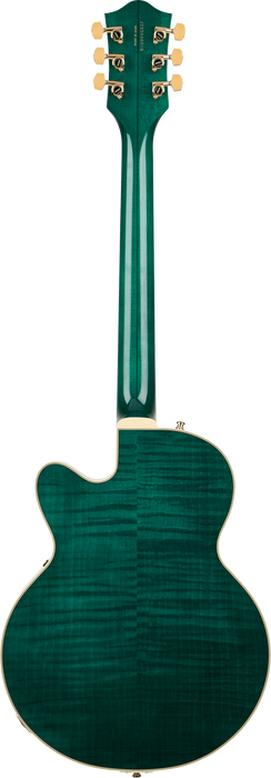 Gretsch Broadkaster Jr. LX Figured Center Block w/ String-Thru Bigsby and Gold Hardware, Ebony Fingerboard, Tropic Aura