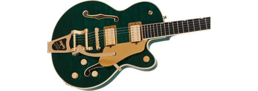 Gretsch Broadkaster Jr. LX Figured Center Block w/ String-Thru Bigsby and Gold Hardware, Ebony Fingerboard, Tropic Aura