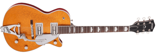Gretsch G6129T-89 Vintage Select ‘89 Sparkle Jet w/ Bigsby, Rosewood Fingerboard, Gold Sparkle