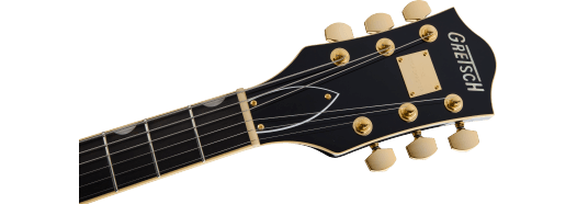 Gretsch Broadkaster Jr. LX Center Block w/ String-Thru Bigsby and Gold Hardware, Ebony Fingerboard, Midnight Sapphire