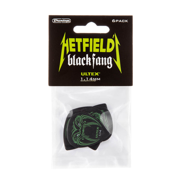 Dunlop Hetfield Black Fang Guitar Picks 1.14mm (6 Pieces)