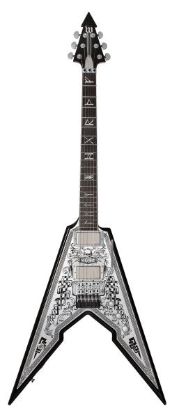 Wylde Audio Ironworks Viking FR Electric Guitar, Gloss Black