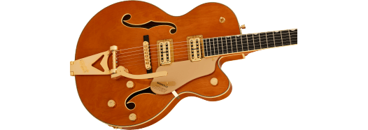 Gretsch Synchromatic Nashville Hollow Body Single-Cut w/ Bigsby, Ebony Fingerboard, 50's Orange Stain