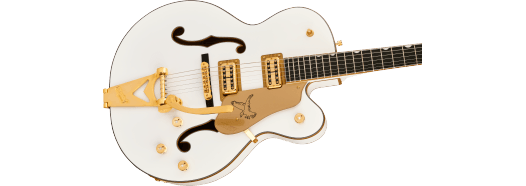 Gretsch Synchromatic Falcon Hollow Body Single-Cut w/ Bigsby, Ebony Fingerboard, Snowcrest White