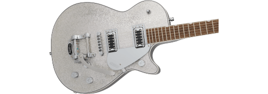 Gretsch G5230T Electromatic Sparkle Jet FT Single-Cut w/ Bigsby, Laurel Fingerboard, Silver Sparkle