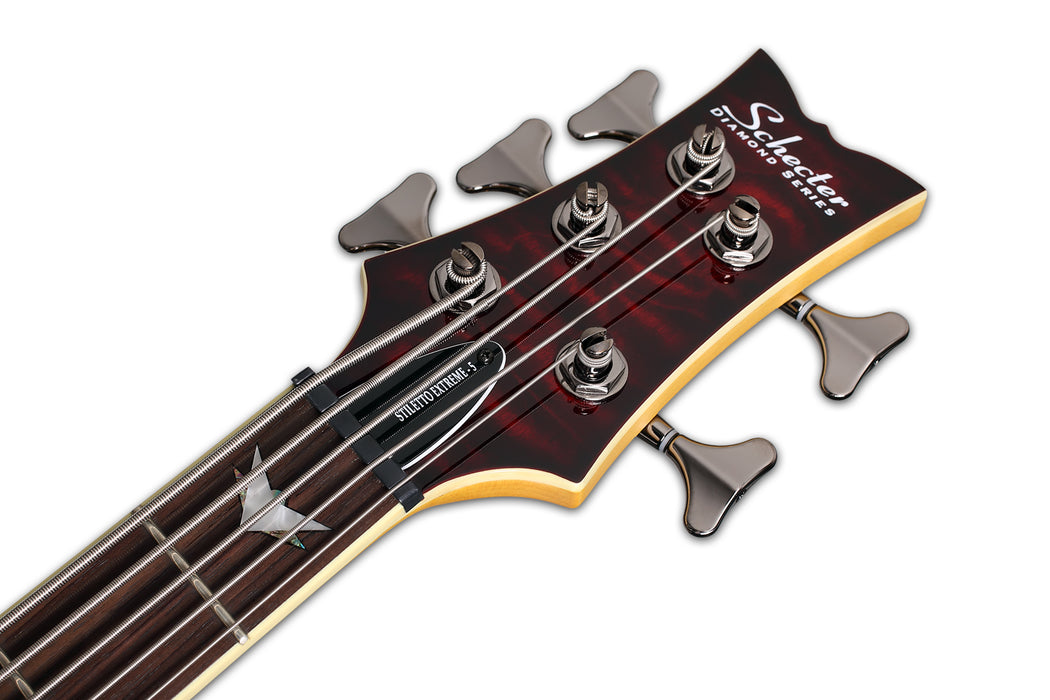 Schecter Stiletto Extreme-5 Left-Handed Black Cherry