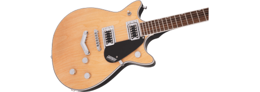 Gretsch G5222 Electromatic Double Jet BT w/ V-Stoptail, Laurel Fingerboard, Aged Natural