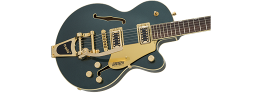 Gretsch G5655TG Electromatic Center Block Jr. Single-Cut w/ Bigsby and Gold Hardware, Laurel Fingerboard, Cadillac Green