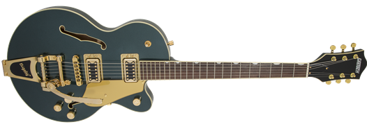 Gretsch G5655TG Electromatic Center Block Jr. Single-Cut w/ Bigsby and Gold Hardware, Laurel Fingerboard, Cadillac Green