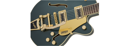 Gretsch G5655TG Electromatic Center Block Jr. Single-Cut w/ Bigsby and Gold Hardware, Laurel Fingerboard, Cadillac Green
