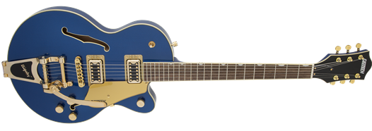 Gretsch G5655TG Electromatic Center Block Jr. Single-Cut w/ Bigsby and Gold Hardware, Laurel Fingerboard, Azure Metallic