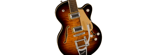 Gretsch G5655T-QM Electromatic Center Block Jr. Single-Cut Quilted Maple w/ Bigsby, Sweet Tea
