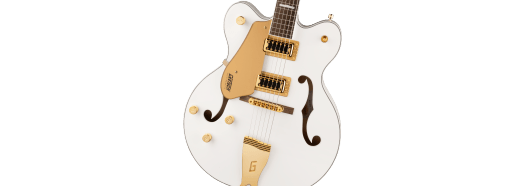 Gretsch G5422GLH Electromatic Classic Hollow Body Double-Cut w/ Gold Hardware, Left-Handed, Laurel Fingerboard, Snowcrest White