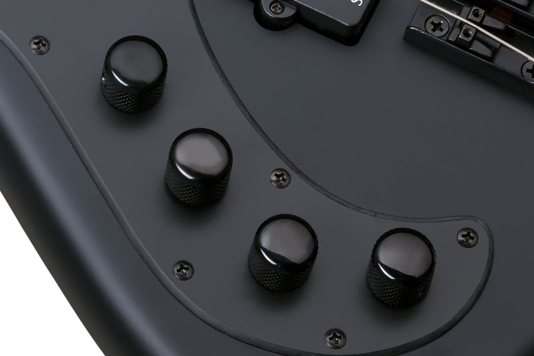 Schecter Stiletto Stealth-4 Left-Handed Satin Black