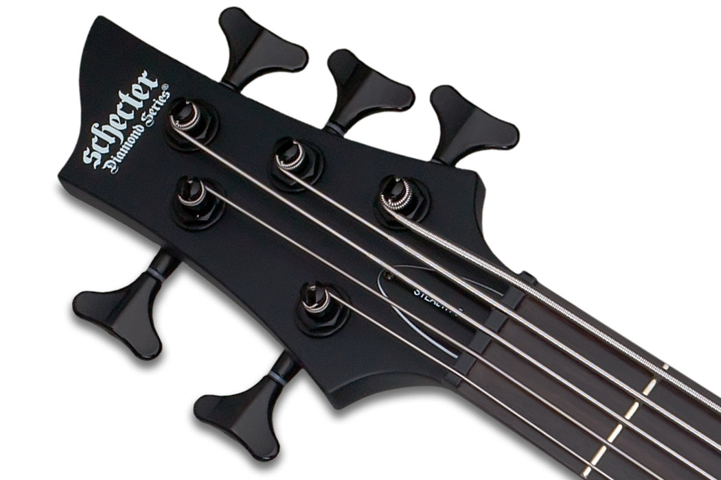 Schecter Stiletto Stealth-5 Left-Handed Satin Black