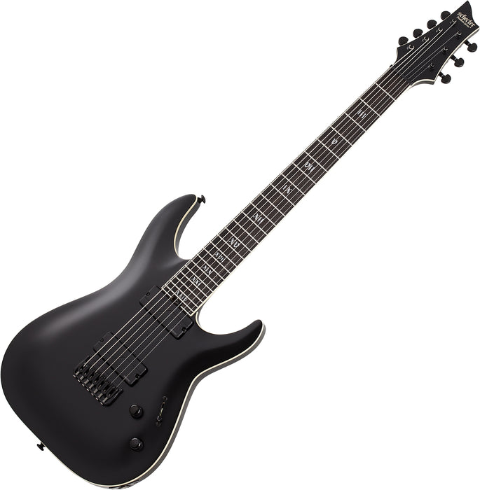 Schecter C-7 SLS Elite "Evil Twin" Satin Black