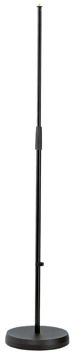 K&M 260 Heavy Round Base Microphone Stand - Black
