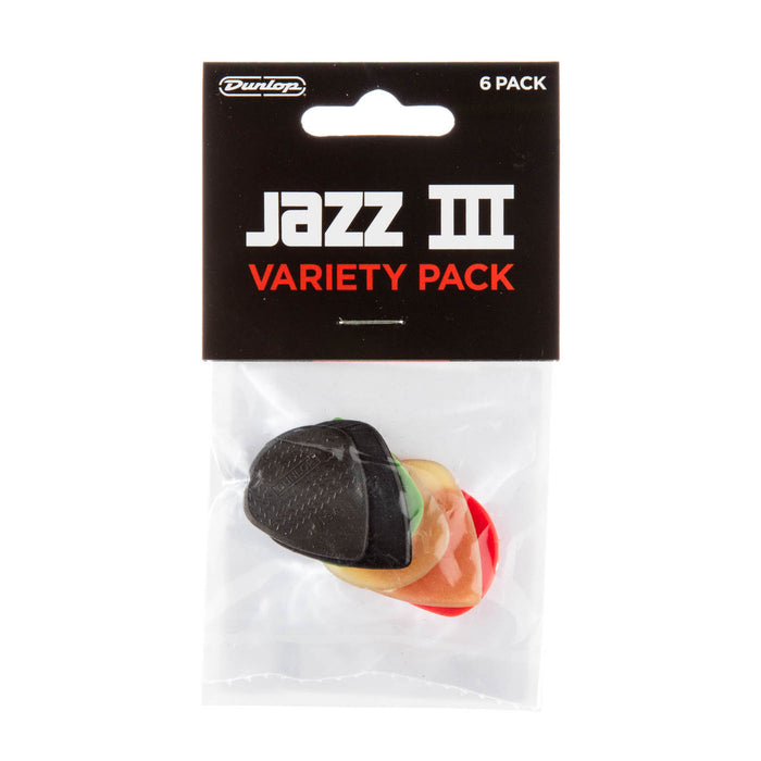 Dunlop Jazz III Pick Variety Pack (6/pack)